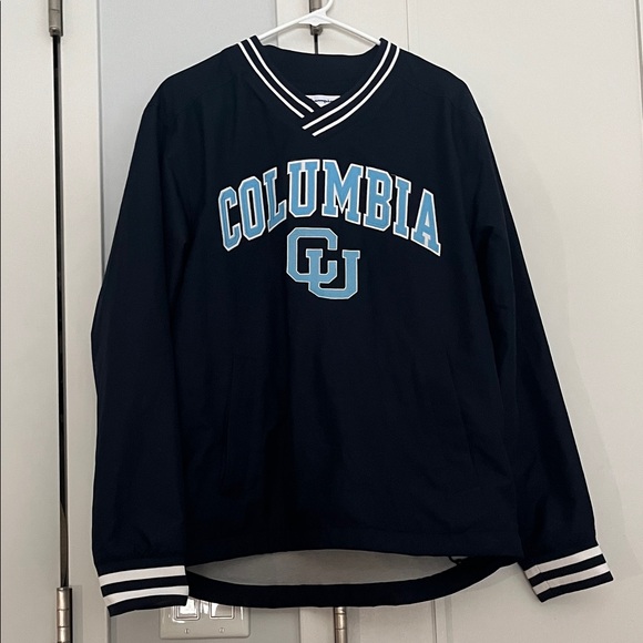 Columbia University Navy V-Neck Athletewear - Picture 1 of 5